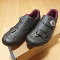 Shimano XC5W Damen Grau/lila Gr. 37 Bikeschuh