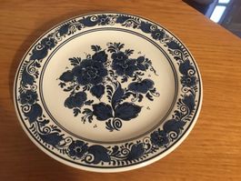 Teller Delfter Blauw, mit Zertifikat, Royal Distel