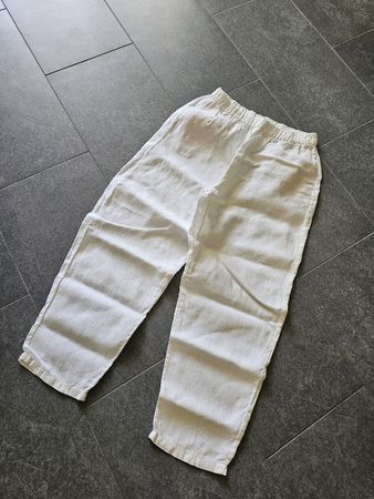 weisse Leinenhose von Zara