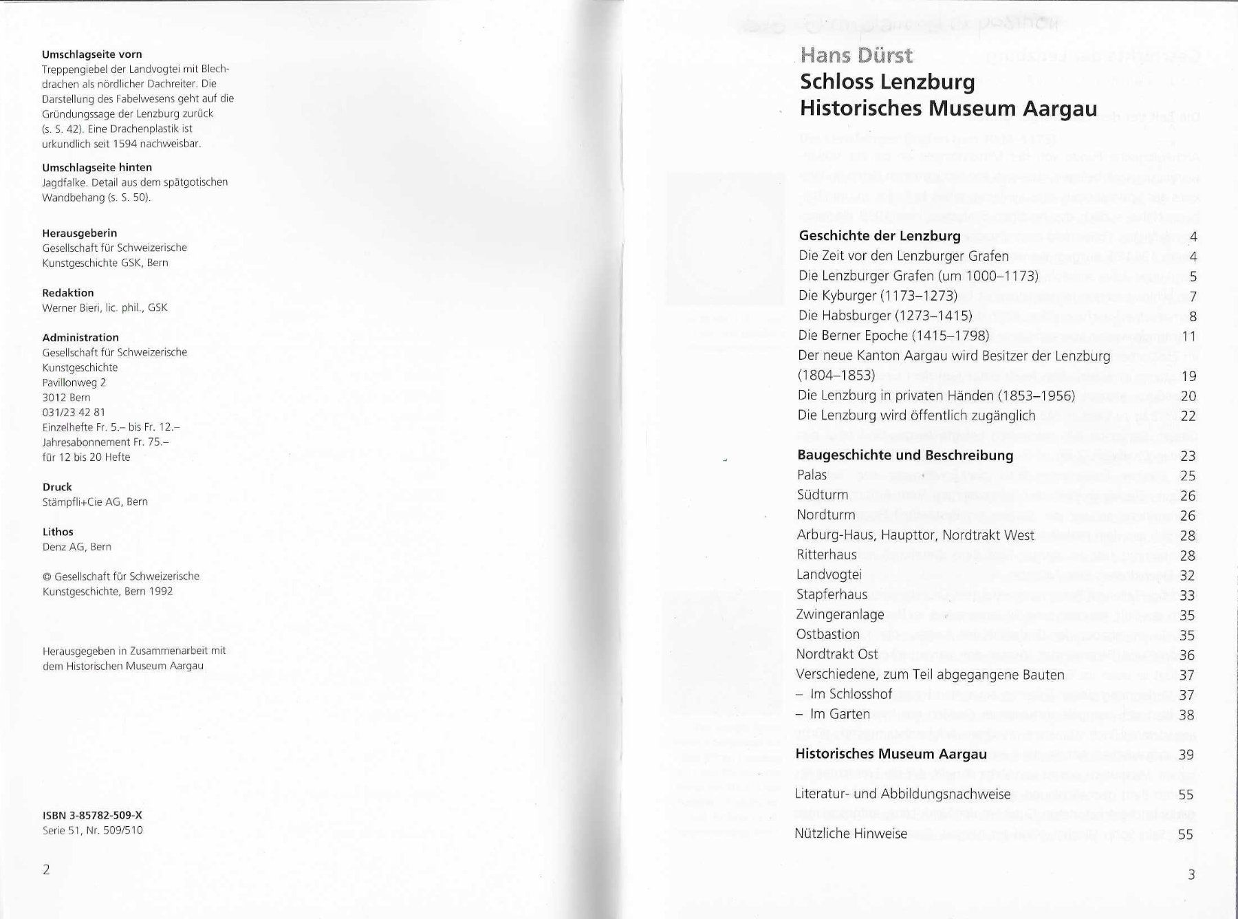 Bücher: Schloss Lenzburg – Gebraucht aus Flims - Dorf von Stagediver 1