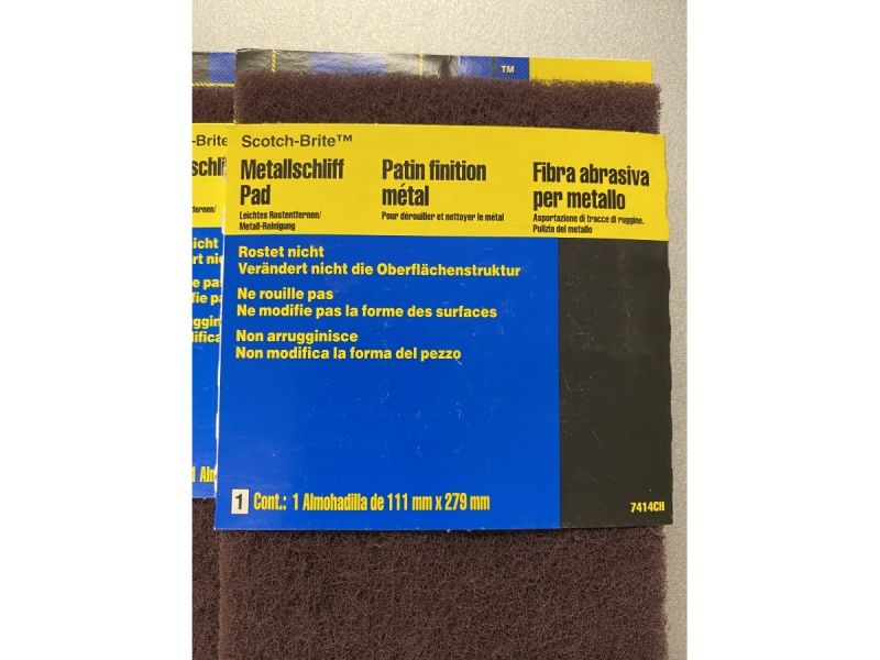 Smerigliatrici & Lucidatrici: Neue Metallschliff Pad 3Stk. – Nuovo e nell'imballaggio originale da Necker venduto da liq24 1