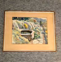 Stimmungvolles Aquarell von Emil Himmelsbach - signiert 1956