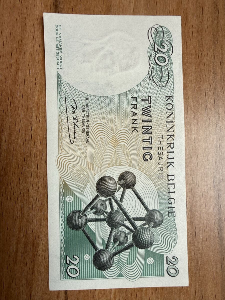 Banknoten: Banknote Belgien – Gebraucht aus Grenchen von Bastet007 1