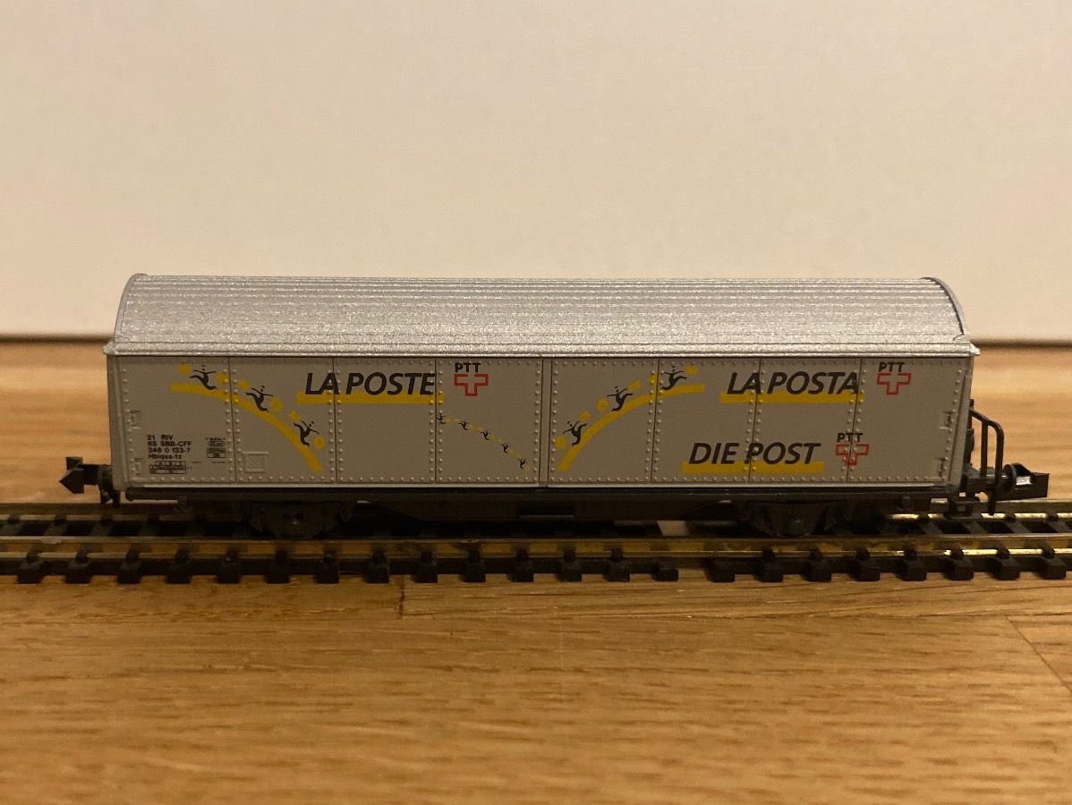 Roco Modellini di ferrovie: Roco 25234 SBB Güterwagen "Die Post" – Nuovo (secondo la descrizione) da Schlierbach venduto da Look8