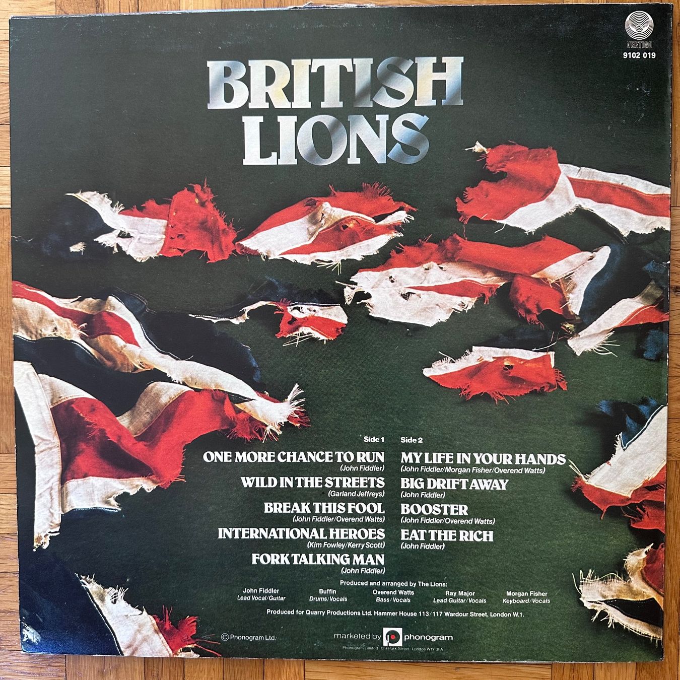 Dischi in vinile: LP - British Lions - British Lions – Usato da Breganzona venduto da Onairda75 1