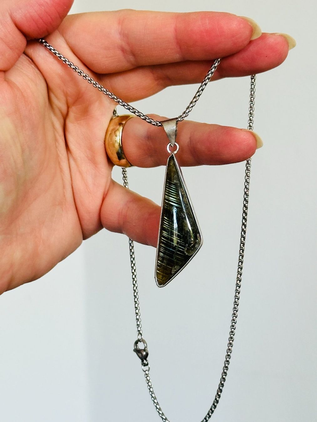 Catenine: Labradorite Gemstone Handmade Jewelry necklace – Nuovo e nell'imballaggio originale da Genève venduto da AGBERG 6