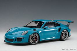 AutoArt Porsche GT3 RS 1/18 miami blue
