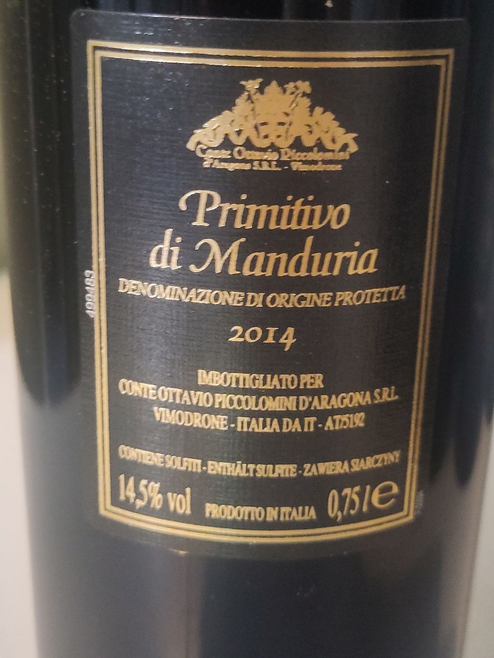 Vins: 15 FL. Primitivo di Manduria 2014 – Neuf (Voir description) à Basel par Morgenmuffel 3