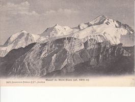 Massif du Mont-Blanc, Geneve 1908