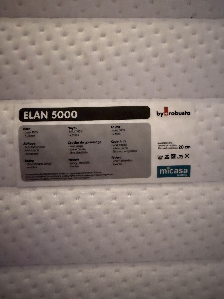 Micasa Materassi: Matratze ELAN 5000 / 80x200 cm – Nuovo (secondo la descrizione) da Zürich venduto da sneijder01 3