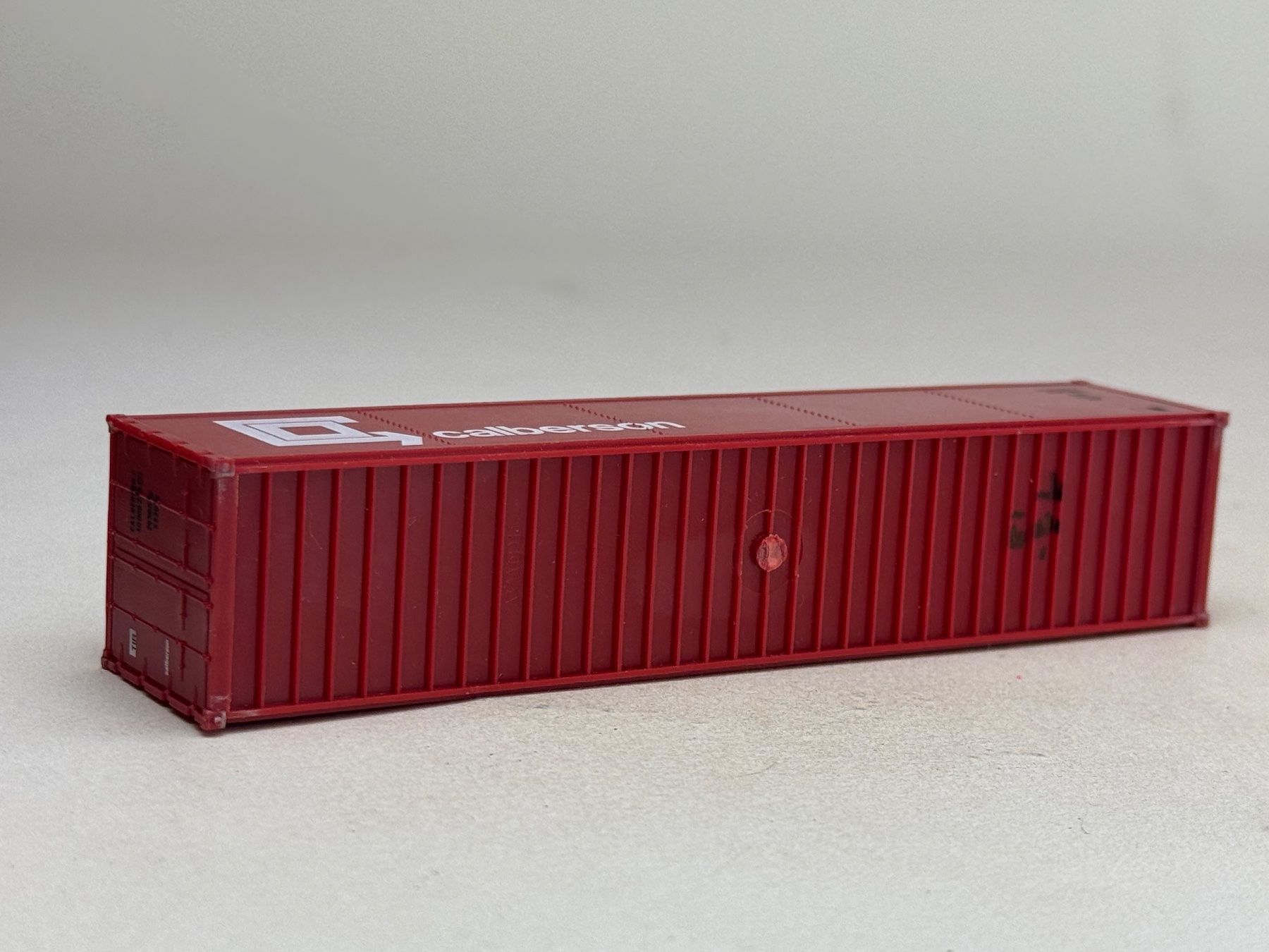 Modellini di ferrovie: EB- 40 Ft. Container Calberson braunrot – Usato da Elm venduto da Wikmtz 2