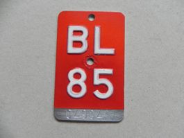 Velonummer Velo Nummer BL 85 Baselland 1985 Bike Geschenk
