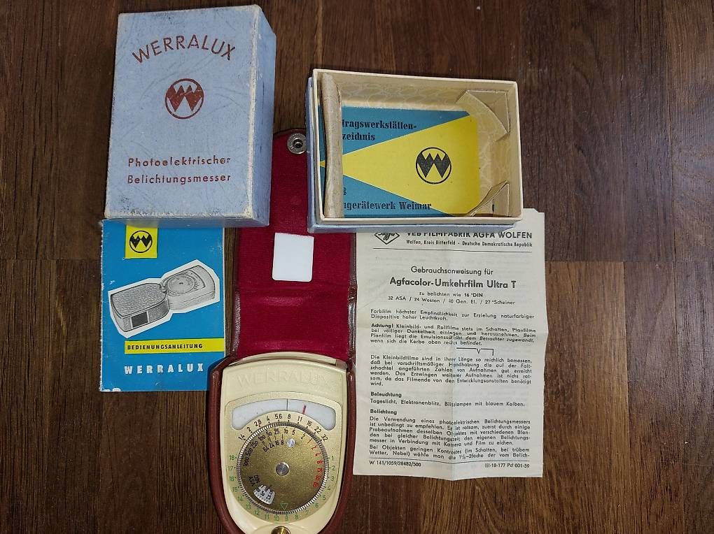 Misurare: Werralux Belichtungsmesser DDR – Usato da Bäch SZ venduto da Retroandy