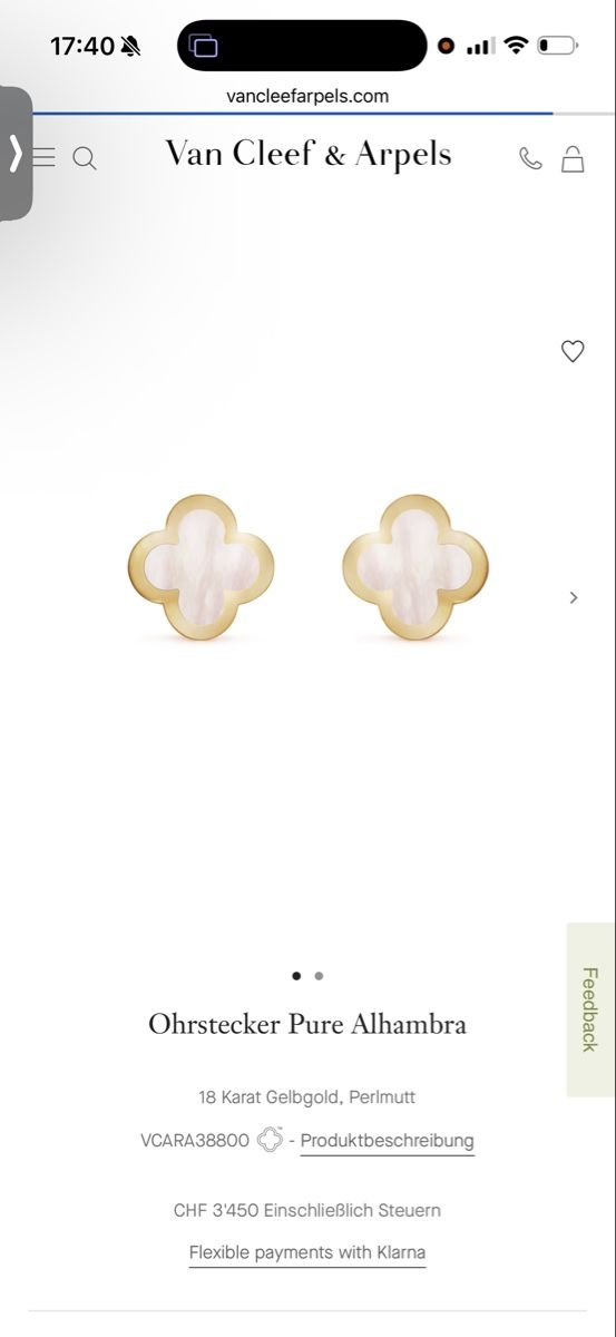 Sonstiger Schmuck: Original Van Cleef & Arpels Pure Alhambra Set mit Perlmutt – Gebraucht aus Bern von AndrewHM 8