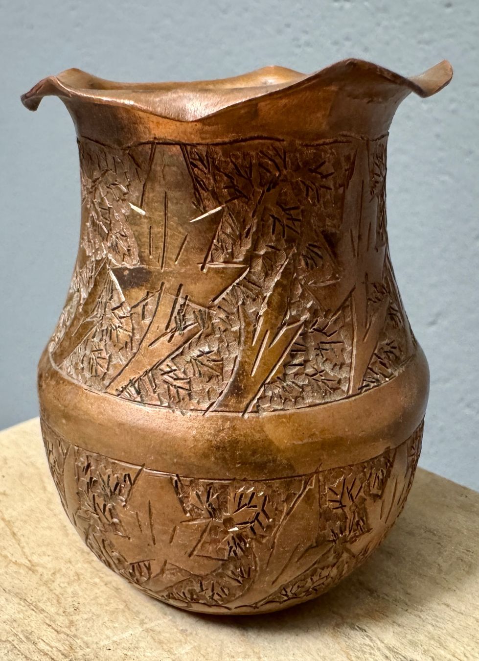Vasi & Recipienti: Antike kleine Kupfer Vase 7 cm – Usato da Rothrist venduto da Luckywinner 2