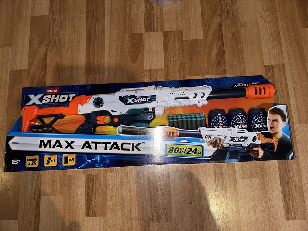 Zuru X-Shot Max Attack Dart Gewehr (Neu und originalverpackt) in St ...