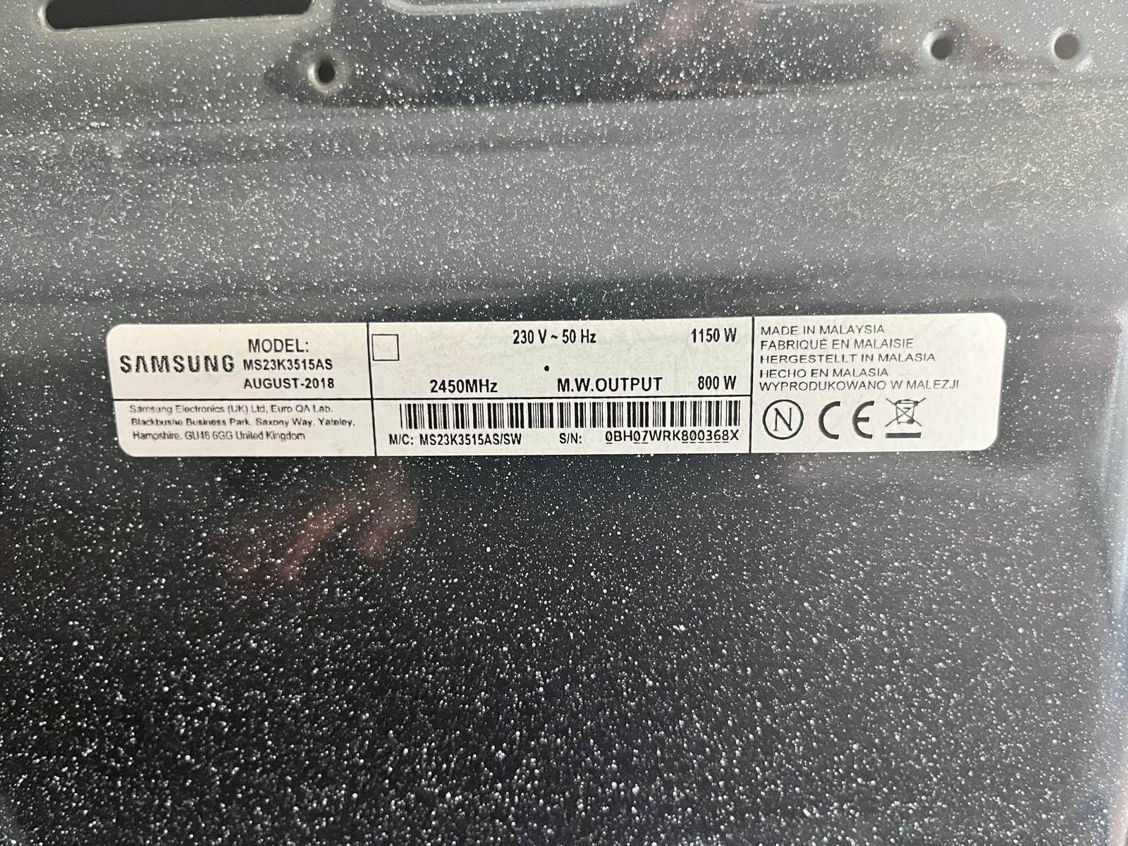 Elettrodomestici da cucina: Mikrowelle SAMSUNG MS23K3515 – Nuovo (secondo la descrizione) da Solothurn venduto da neno_ 4