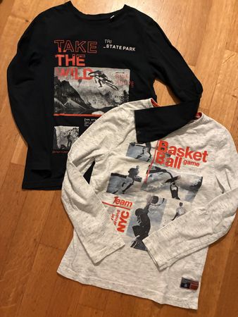 Schöne Langarmshirts Gr. 134/140