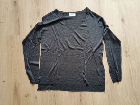 Damen dünner Langarm Pullover