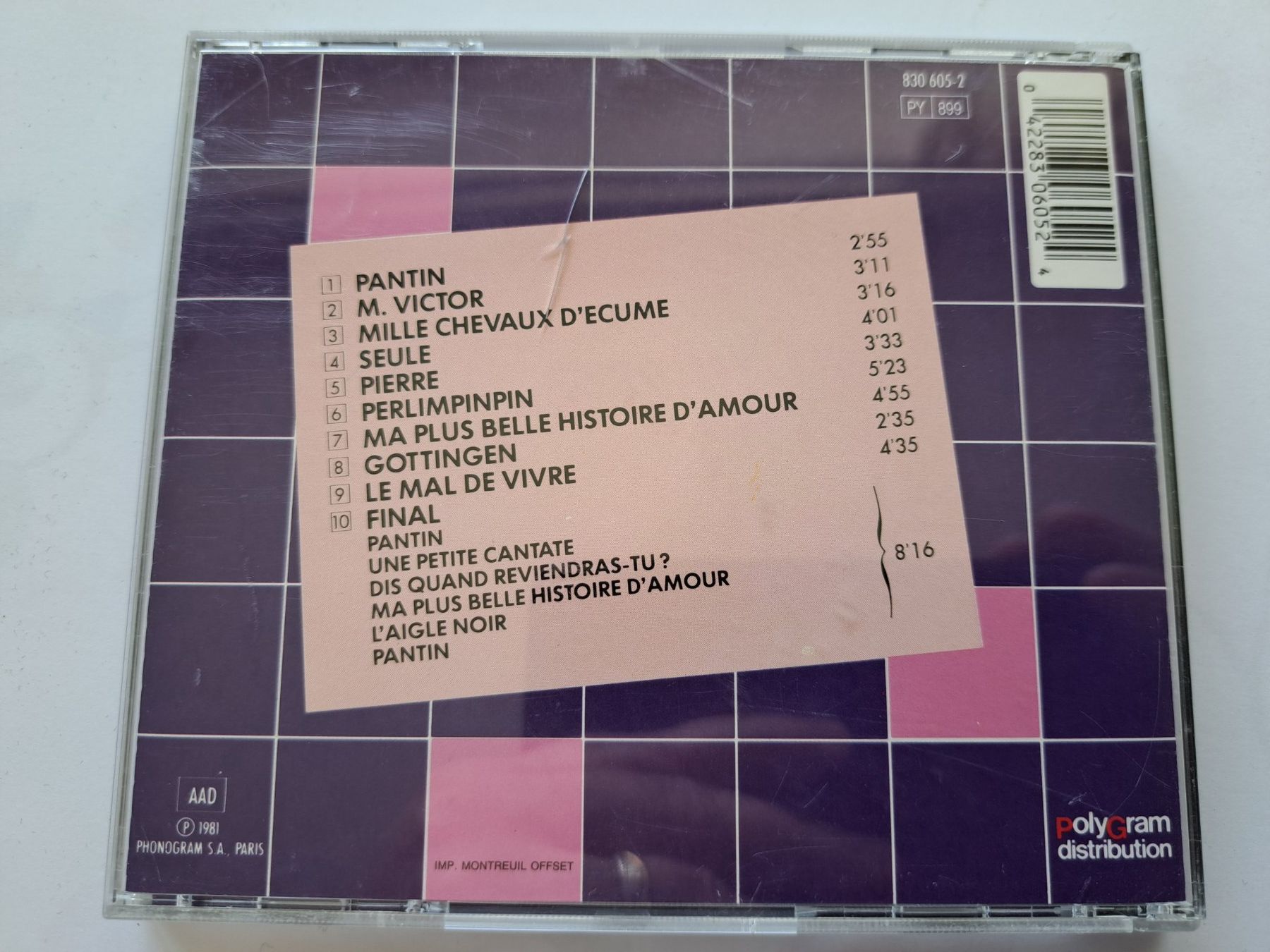 CD: CD Barbara - Concert Pantin 81 – Usato da Pully venduto da bro_n52j 1