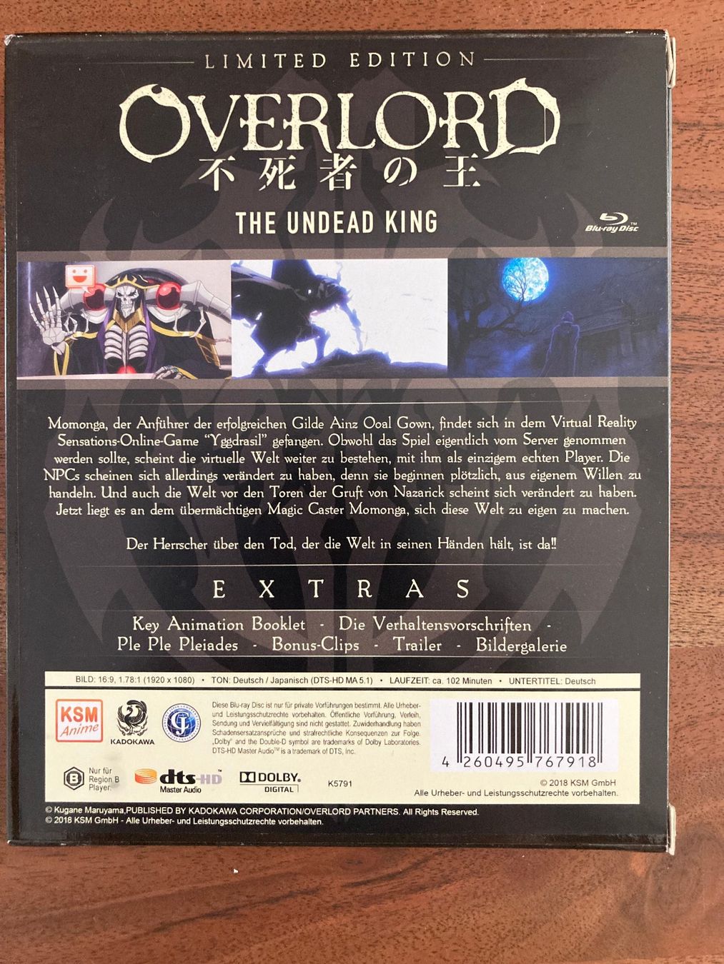 Tutti i DVDs: Overlord: The Undead King,  Limited Edition – Usato da Mauensee venduto da Etrigan 1