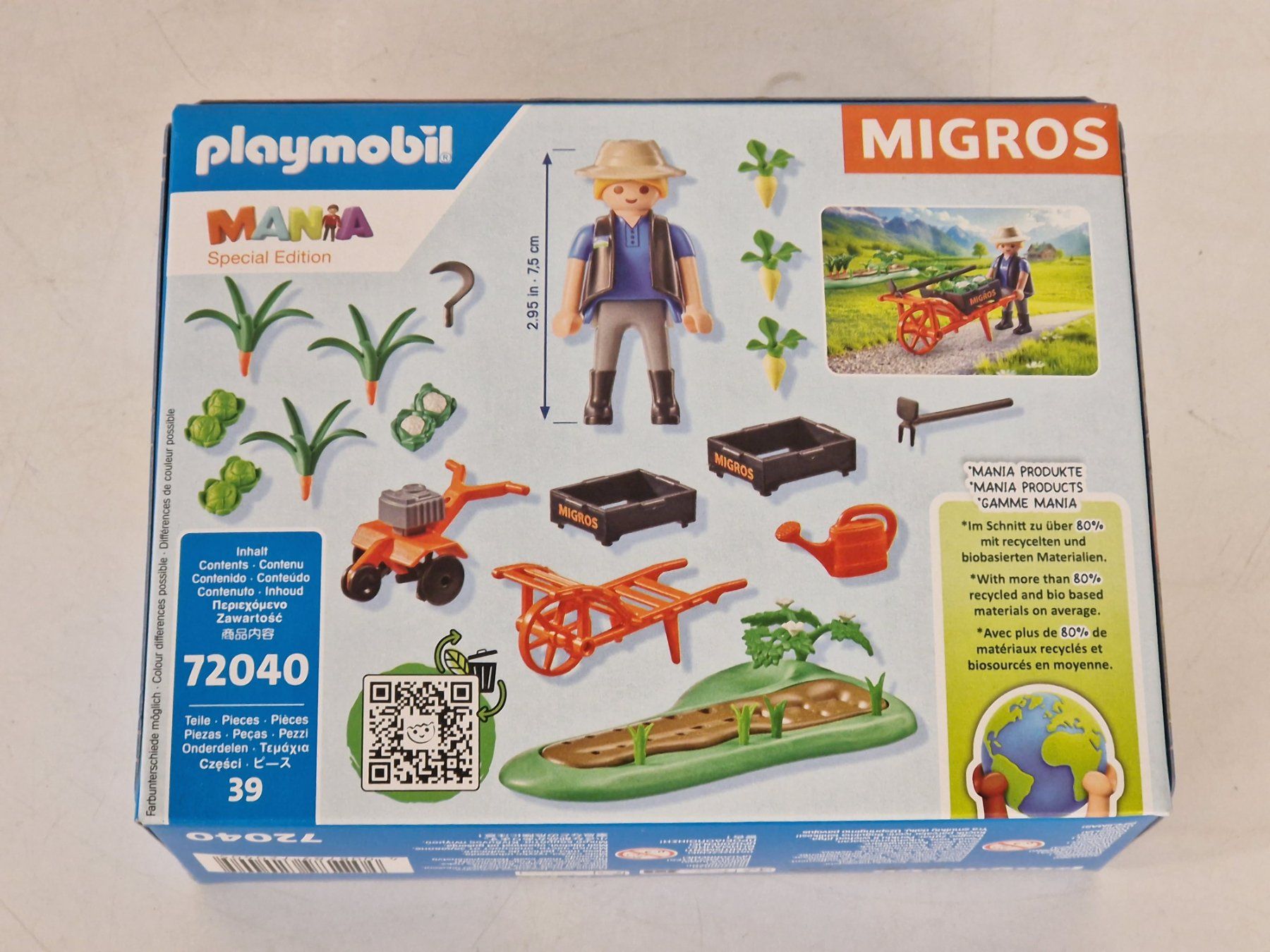 Playmobil Jouets: Playmobil Migros Mania Gemüsefeld – Neuf avec emballage d'origine à Muhen par Restwert_Muhen 1