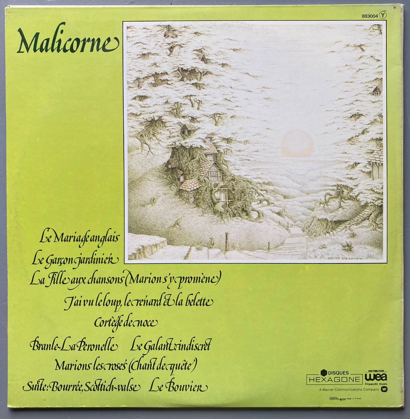 Schallplatten: MALICORNE - MALICORNE – Gebraucht aus Poliez-Pittet von Newtown-Records 1