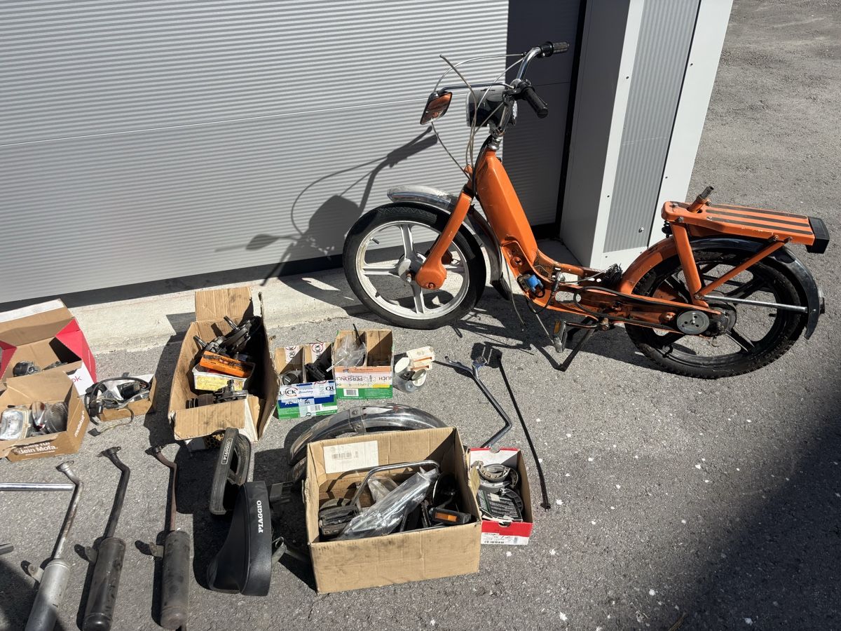 Piaggio Parti ricambio per ciclomotori: Piaggio Ciao Teile Lager  – Usato da Grabs venduto da VW_Rheintal 2