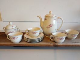 Kaffeeservice mit Rosenmuster, Langenthal, Top Zustand