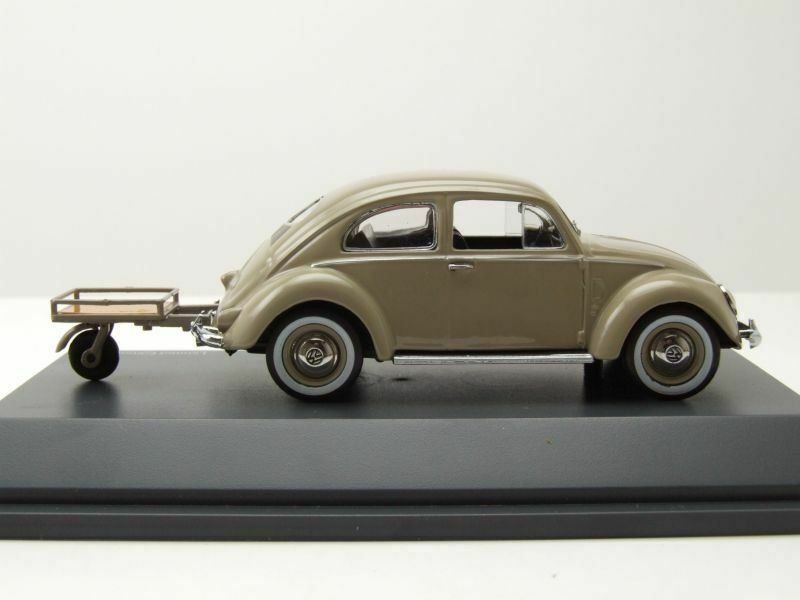 Volkswagen Modellini d'auto: VW Käfer "Bretzelkäfer" 1946-1953 beige mit Auto Porter – Nuovo e nell'imballaggio originale da Gerlafingen venduto da espero88 6