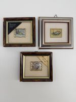 Lot 3 miniatures italiennes vintage – feuille d’or 23 kt