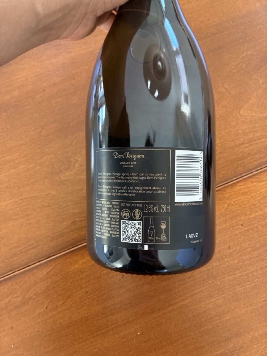 Dom Pérignon Bevande alcoliche: Dom Pérignon Vintage 2015 – Nuovo e nell'imballaggio originale da Rifferswil venduto da nahug 1