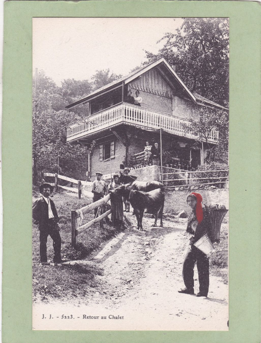 Cartes postales: Retour au Chalet – D'occasion à Herisau par Lisegrat2008