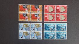 1985 4er Blocksatz mit ET-Stempel