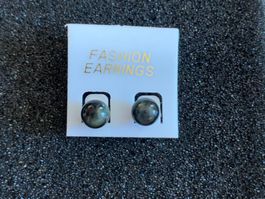 Ohrstecker Falkenauge, 6mm, 925 Silber