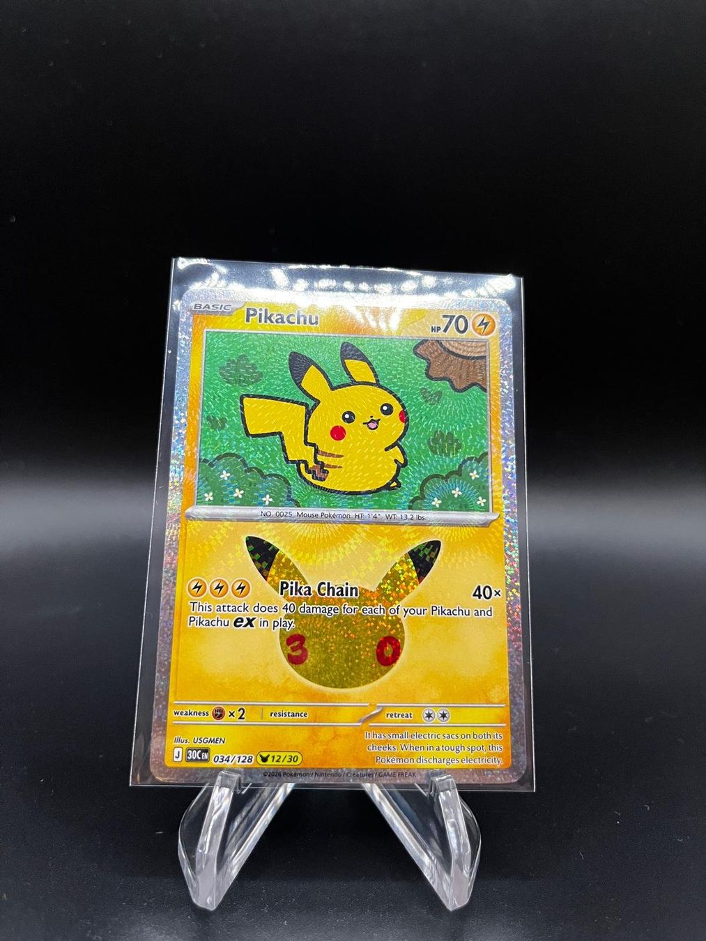 Pokémon Carte collezionabili: Pikachu 034/128 ab 1.- – Nuovo (secondo la descrizione) da Schattdorf venduto da KOoObel