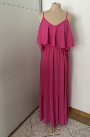 Wunderschönes Sommerkleid pink, Grösse S/M
