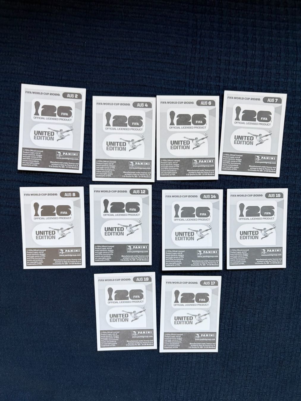 Panini Carte collezionabili: 11 Panini Sammelbilder von Australien – Usato da Thalwil venduto da kon_v82n 1