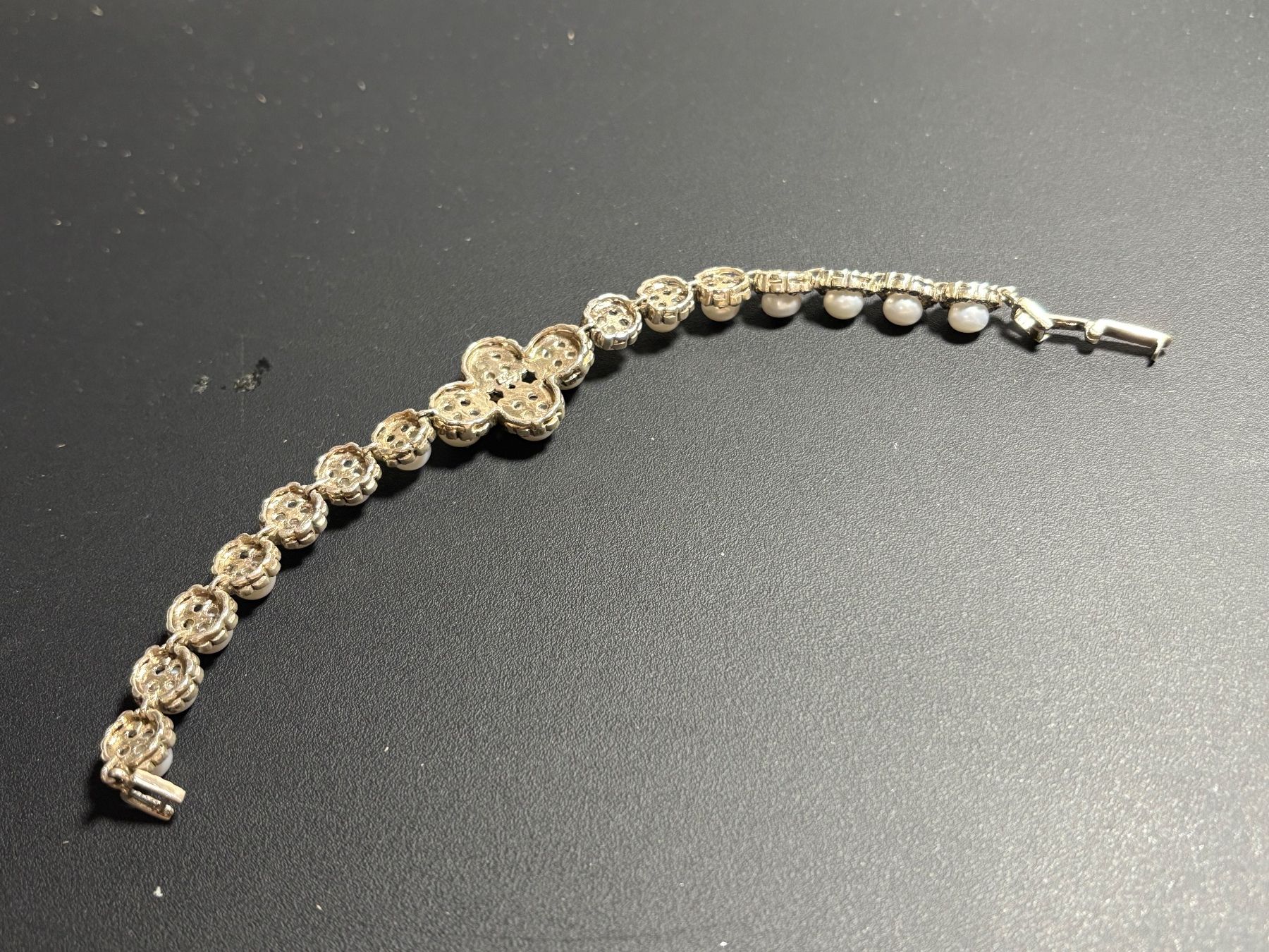 Bracciali & Braccialetti: Wunderschönes 925 Silberarmband mit echten Perlen – Usato da St. Peterzell venduto da verena40 1