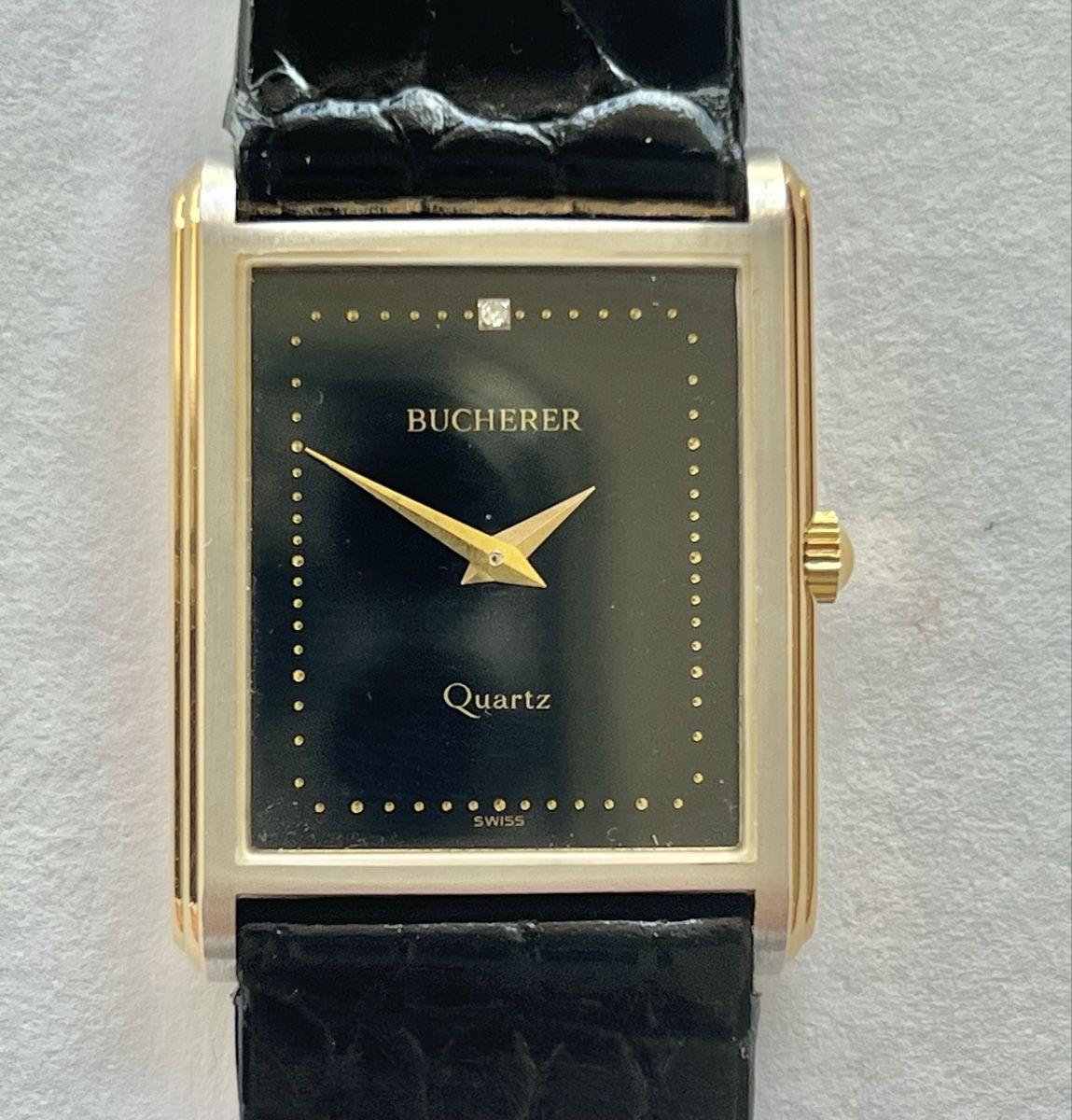 Bucherer Uhren: Montre BUCHERER Quartz plaqué or  – Neu (gemäss Beschreibung) aus Chavornay von MD_77