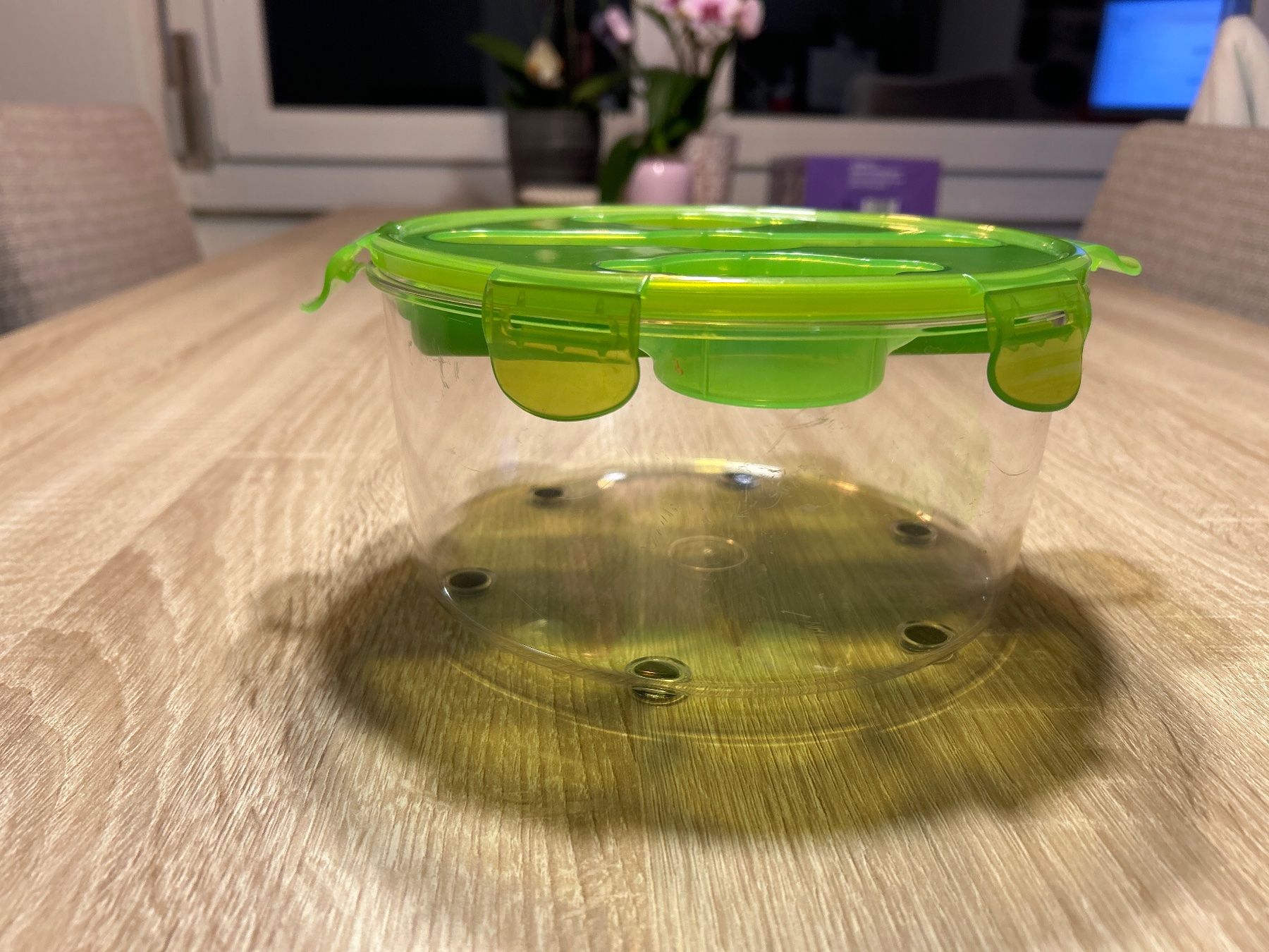 Ciotole: Salat-Schüssel / Picknick-Dose mit Besteck + 2 Döschen – Nuovo (secondo la descrizione) da Brunnen venduto da Nala2929 3