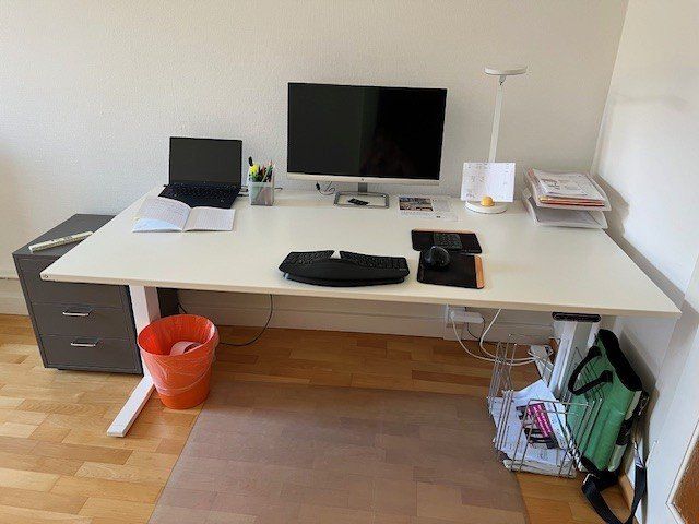Lista Scrivanie: Table de travail Lista LO Extend blanc, électrique – Usato da Morges venduto da cinziottera 1