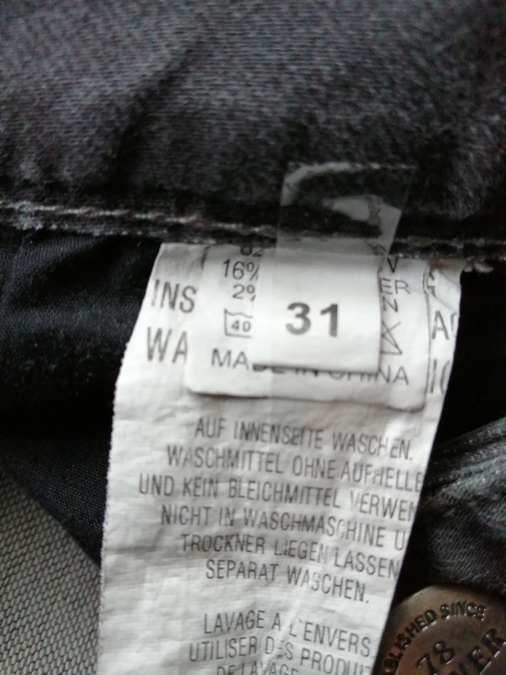 Jeans: Driver Jeans, Grösse 31,  Vintage Look – Usato da Honau venduto da holunder3 7