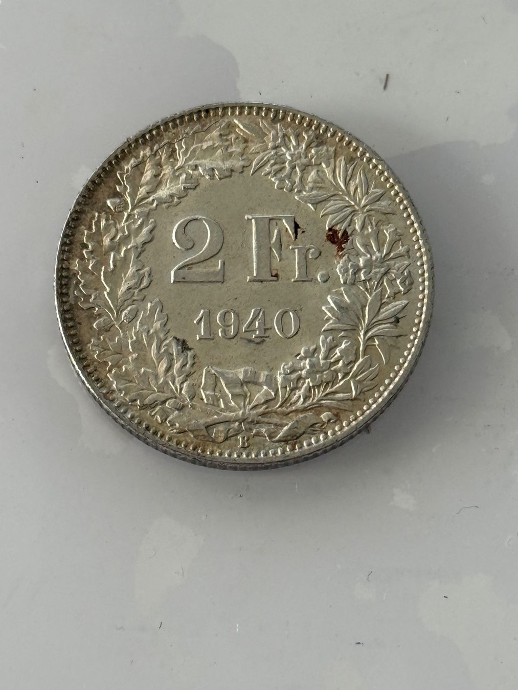Alle Münzen: 2 Franken 1940 Silber – Gebraucht aus Wallisellen von SWISS_SILVER1 1