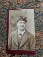 Altes Foto A. Monbaron Neuchâtel Portrait gebraucht