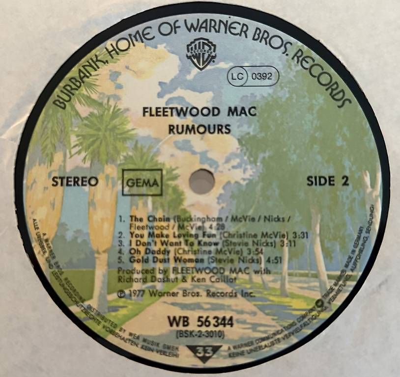 Dischi in vinile: Original LP 1977 Fleetwood Mac – Usato da Weinfelden venduto da ren_w8mb 4