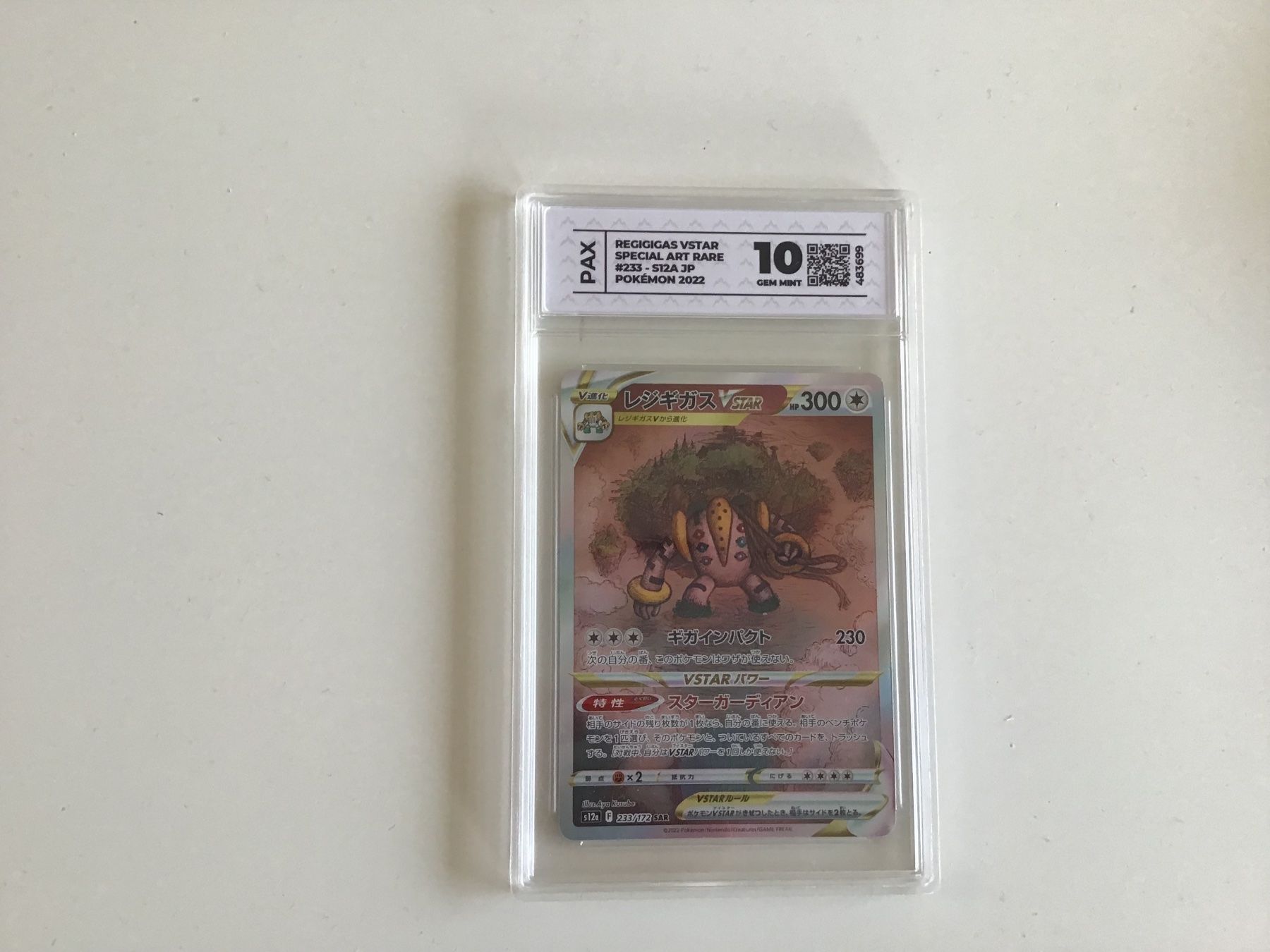 Pokémon Carte collezionabili: Regigigas VSTAR PAX/PSA 10 – Usato da Feldbrunnen venduto da car_p5h7