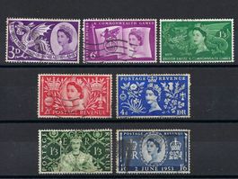Grossbritannien MiNr. 274-277 + 303-305