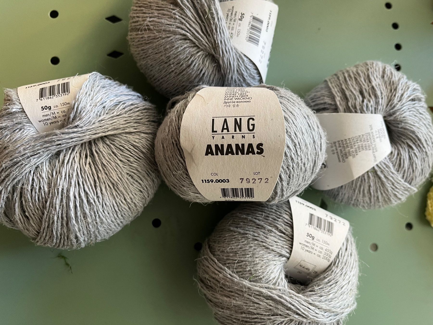 Lang Yarns Wolle: Lang Yarns Ananas grau – Neu (gemäss Beschreibung) aus Schwendibach von didu12