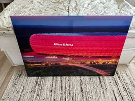 Bild der Allianz-Arena (FC Bayern München), 120x80cm